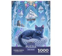 Russian Blue 1000 Pezzi Puzzle Gioco Educativo Creativo Jigsaw Puzzle Sfida Colore Per Adulti E Bambini 70x50cm/1000pcs