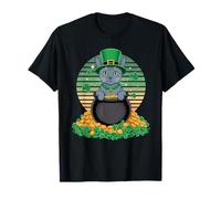 Russian Blue Cat St Patricks Day Russian Blues Maltese Maglietta