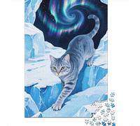 Russian Blue Jigsaw for Adults 1000 Piece Brainteasing Games Birthday Gifts High- Difficulty 1000pcs (75x50cm)
