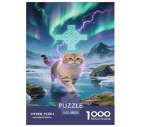 Russian Blue Jigsaw Puzzle Impossible 1000 Pezzi Decorazione Per La Casa. Rilassamento E Intelligence Per Adulti E Ragazzi Da 14 Anni 38x26cm/1000pcs