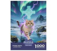 Russian Blue Jigsaw Puzzle Impossible 1000Pcs Decorazione Per La Casa. Rilassamento E Intelligence Per Adulti E Ragazzi Da 14 Anni 70x50cm/1000pcs