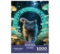 Russian Blue Puzzle Impossibili 1000Pcs Decorazione Per La Casa. Rilassamento E Intelligence Per Adulti E Ragazzi Da 14 Anni 38x26cm/1000pcs