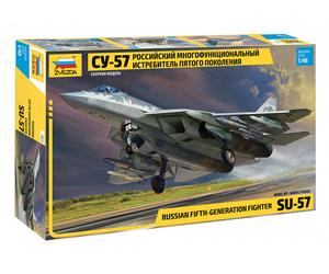 Russian Fifth-Generation Fighter SU-57 1:48 Plastic Model Kit ZVEZDA