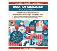 Russian Grammar for Beginners Textbook + Workbook Included (Tascabile)