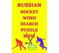 Russian Hockey Word Search Puzzle Book