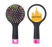 Russian Outline Russian Hello Greetings Salon - Spazzola districante per capelli, base cuscino