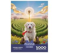 Russian Shepherd Dog 1000 Pieces Puzzle Creative Cute Pets Children's Jigsaw Puzzle for Adults from 14 Years Colorful Toy Gift for Family Jigsaw Games 38x26cm/1000pcs