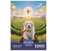 Russian Shepherd Dog 1000 Pieces Puzzle Fun Cute Pets Puzzle for Adults for Adults from 14 Years Colorful Toy Gift for Family Jigsaw Games 70x50cm/1000pcs