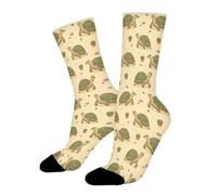 Russian Tortoise Calzini Lunghi Morbidi Calze Elasticizzato Calzini Da Equipaggio Per Esterno Hike Running 40Cm