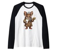 Russkiy Russo Giocattolo Terrier Cagna Come oligarca Moglie Maglia con Maniche Raglan