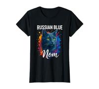 Russo Blu Mamma Gatto Mamma Russo Blu Maglietta