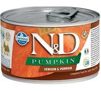 russo mangimi N&D Dog Venison & Pumpkin Mini 140 Gr