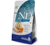 Alimento secco con pesce, gamberetti, zucca e melone per gatti N&D Kitten, 300 g, Farmina