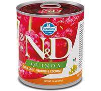 russo mangimi spa N&d dog quinoa skin & coat herring coconut 285 g