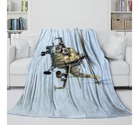 Russo Mi24 Hind Elicottero Coperta Soffice - Militare Coltre Regalo Compleanno Per Figlio/figlia/nipote/nipotina/amico - Coltre Accogliente Come Un Abbraccio in Una Coperta 50x60inch(127x152cm)