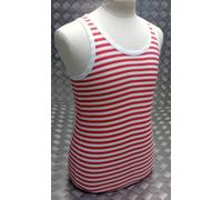 Russo Soviet USSR Cccp Stile a Righe Marinai Telnyashka Gilet Rosso Tutti Taglie