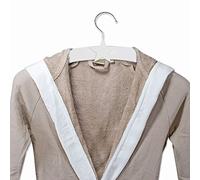 Russo Tessuti Accappatoio Maestri Cotonieri Tinta Unita Microspugna Cappuccio Kids Piscina-Beige-11/12 Anni