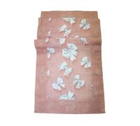 Russo Tessuti Centro Runner Centrotavola Fiocchetti Decoro Cucina Salone Striscia Fiocchi-Rosa