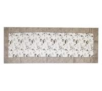 Russo Tessuti Centro Runner Centrotavola Roselline Decoro Cucina Salone Striscia Roses -Beige