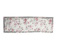 Russo Tessuti Centro Runner Centrotavola Roselline Decoro Cucina Salone Striscia Roses -Panna