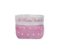 Russo Tessuti Centrotavola Contenitore Porta cialde Zucchero Caffe' Oggetti Cucina Cuori Lucy-Rosa