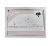 Russo Tessuti #Compose' Maxi Culla Lenzuola NG NG-3016 Cotone Compatibile Next To Me-Rosa