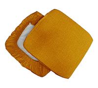 Russo Tessuti Coppia 2 Cuscini Coprisedia Imbottiti Tinta Unita Sfoderabili Elastico