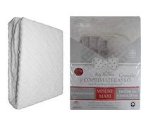 Russo Tessuti Coprimaterasso Vivy Victoria Stretch in Spugna Traspirante Matrimoniale Singolo-Singolo