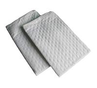 Russo Tessuti Set 2 Federe TRAPUNTATE Copri Cuscino Guanciale Salvacuscino IGIENICO Sottofedra