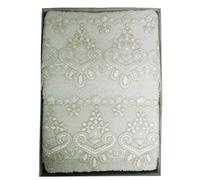 Russo Tessuti Set Asciugamani Renato Balestra 1+1 Spugna Noemi Bianco Pizzo Macrame'