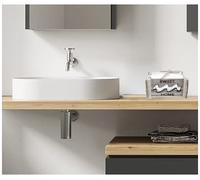 Russo Tessuti Set Confezione Cestino Legno Lavette 4 Asciugamani Spugna Ospiti Onda Sweet Home-Grigio
