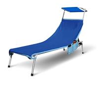 Russo Tessuti Telo Mare Microfibra Coprilettino Elastici Tasche Mare Spiaggia Piscina-Blu Elettrico