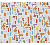 Russo Tessuti Tessuto Percalle Cotone Parrucchiere Spazzole Camicie Mascherine Decorazioni