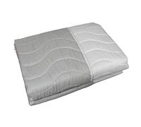 Russo Tessuti Trapunta Trapuntino Matrimoniale Singolo Laura BLASI Boa Double Face-Grigio-1 Piazza e Mezza