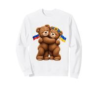 Russo Ucraino Bears Peace Amicizia Design Felpa