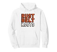 Rust Belt Roots Midwest Heritage Identity Born Raised Felpa con Cappuccio