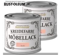 Rust-Oleum 3 x 125 ML Color Gesso Lacca Mobili Coral Shabby Chic Gessato