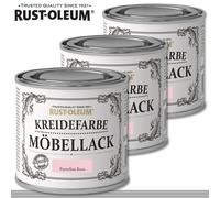 Rust-Oleum 3 X 125 Ml Vernice Per Mobili Porcellana Rosa Shabby Rustoleum