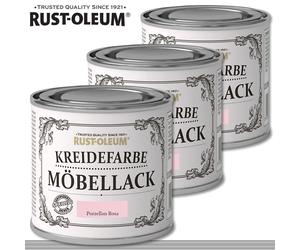 Rust-Oleum 3 X 125 Ml Vernice Per Mobili Porcellana Rosa Shabby Rustoleum