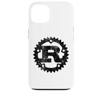 Rust Programming Logo Distressed Vintage Lettera R Custodia per iPhone 13