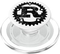 Rust Programming Logo Distressed Vintage Lettera R PopSockets PopGrip per MagSafe