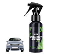Rust Remover - Remover in polvere di ferro multifunzionale | Funzione di pulizia superiore Auto Rust Remover Spray | Cleaner spray in lega in metallo per metallo, mozzo della ruota Rust ridotto, aiuta