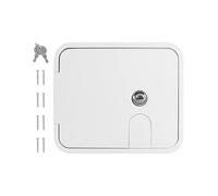 Rust-Resistant Camper Compartment Cover | RV Power Cord Hatch Door - For Inspection Port Floor Cable Indoor Vehicles