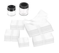 Rustark Clear Shrink Band for Liquid Bottles PVC Heat Shrink Wrap Film Seal Bands for Jars Bottles