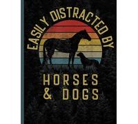 Rustic Animal Journal: Horses and Dogs Notebook for Students, Pet Owners, Office Notes, College Study, and Farm Life Fans
