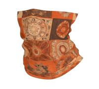 Rustic Boho Mandala Geometric Patchwork Scaldacollo Sportiva Headwrap Multiuso Sciarpa A Mezza Faccia per attività Ciclismo Protezione UV Bandana