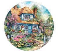 Rustic Cottage 1000 Pieces Science Fiction Jigsaw Puzzles For Adults Educational Games Stress Relieving Entertainment Cultivate The Spirit of Teamwork for Adults And Kids, Age 12 Years Up 1000pcs (67.