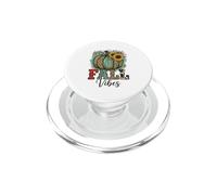 Rustic Fall Vibes Zucca Girasoli Stampa Leopardata PopSockets PopGrip per MagSafe