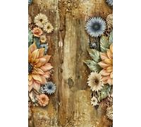Rustic Petal Frame: 240 Lined Pages for Writing, Journaling, Note-Taking, Planning, and Everyday Reflection