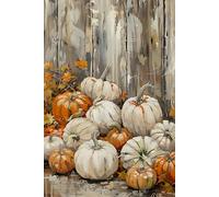 Rustic Pumpkin Notebook: Farmhouse Fall Composition Book for Women, Writers & Teachers - 6x9 College Ruled Journal with Cream & Orange Pumpkin Aesthetic